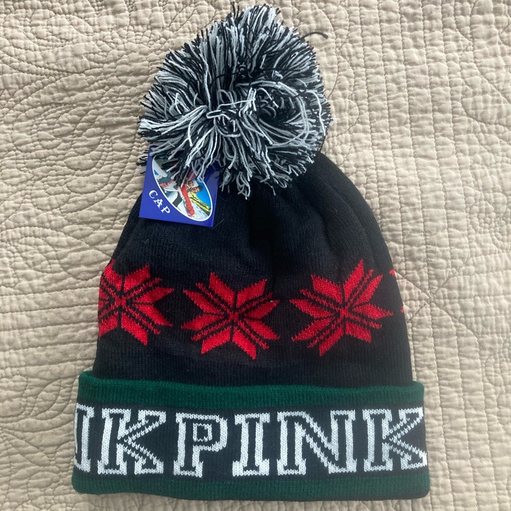 PINK beanie winter cap